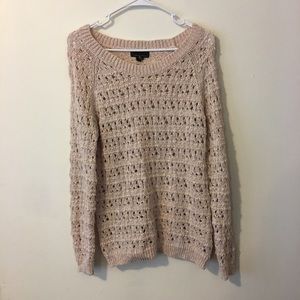 Sparkly Eyelet Sweater